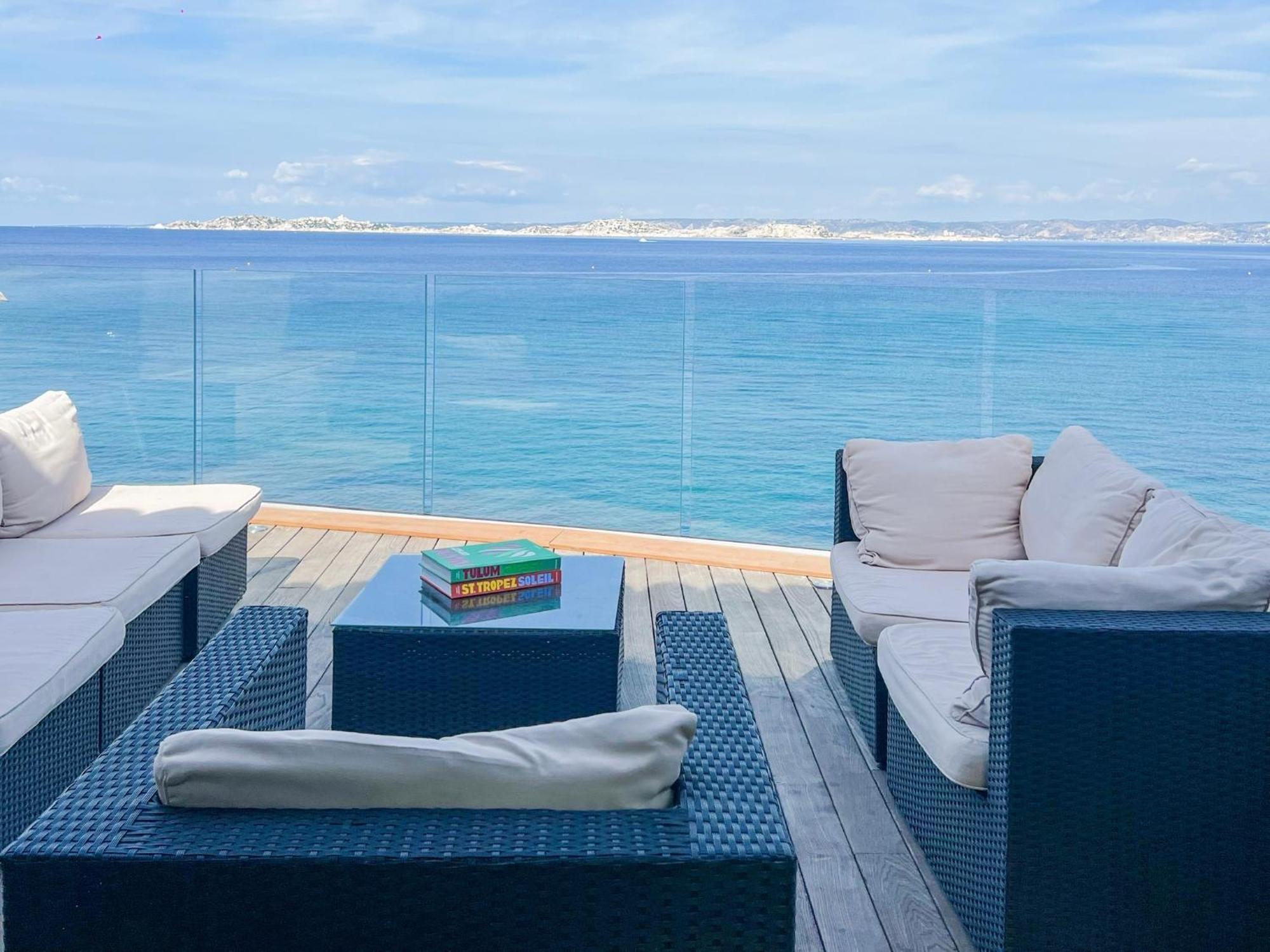 Villa Luxe Vue Mer Panoramique - Sauna-Hamam - Jacuzzi Marseille Exteriér fotografie